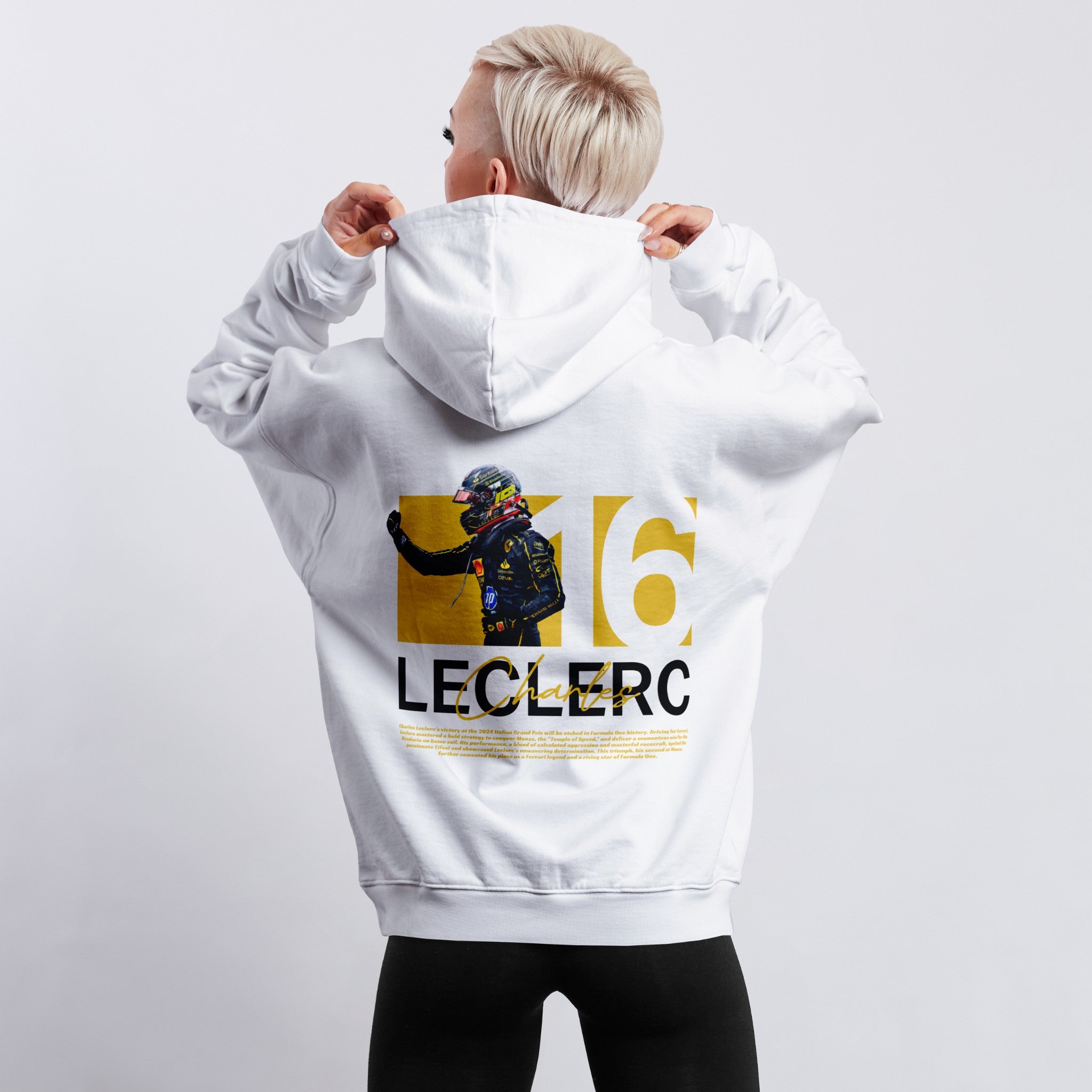 Leclerc 24' Monza Hoodie - Motorsport Merch - F1 Apparel - Clothing