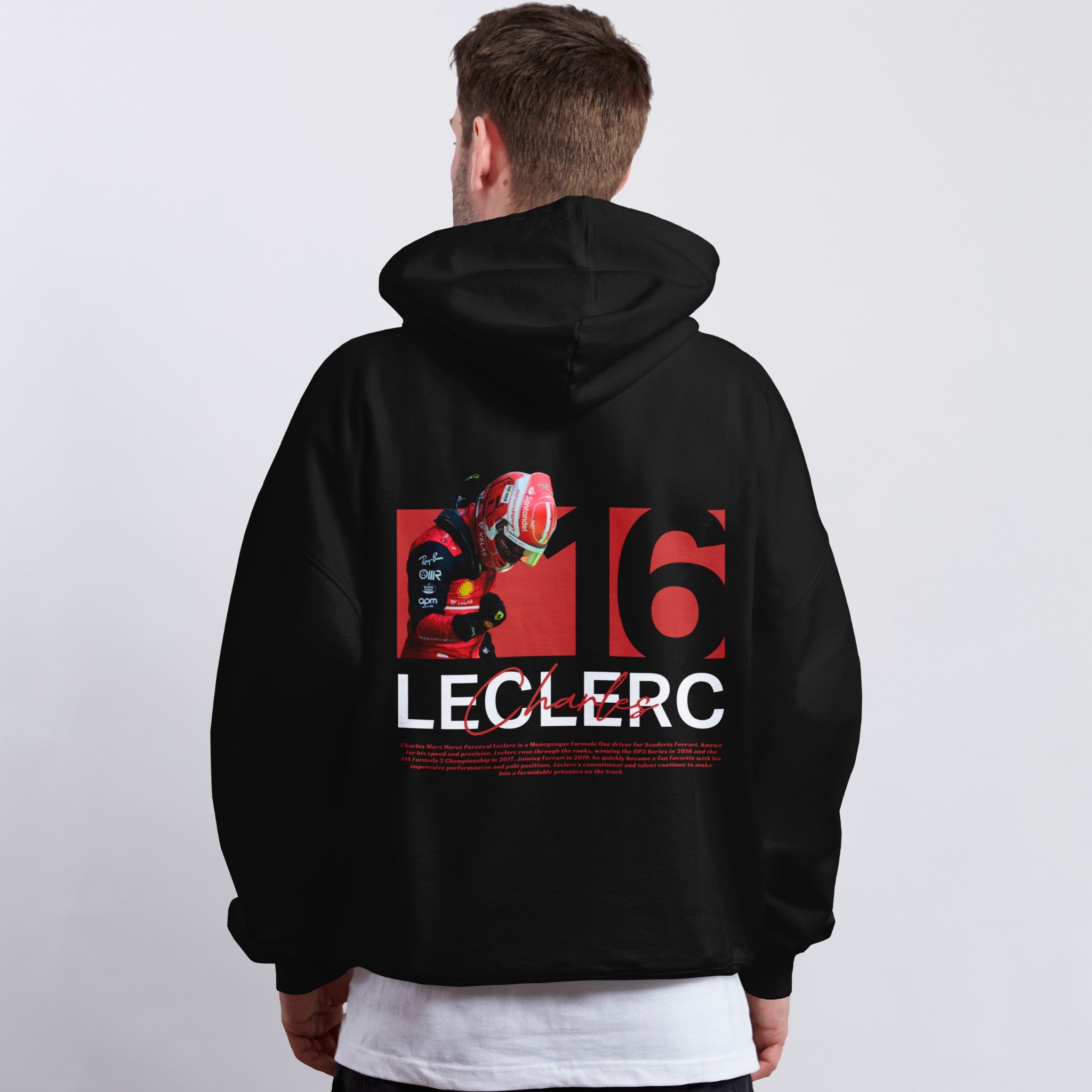 Leclerc Hoodie - Motorsport Merch - F1 Apparel - Clothing