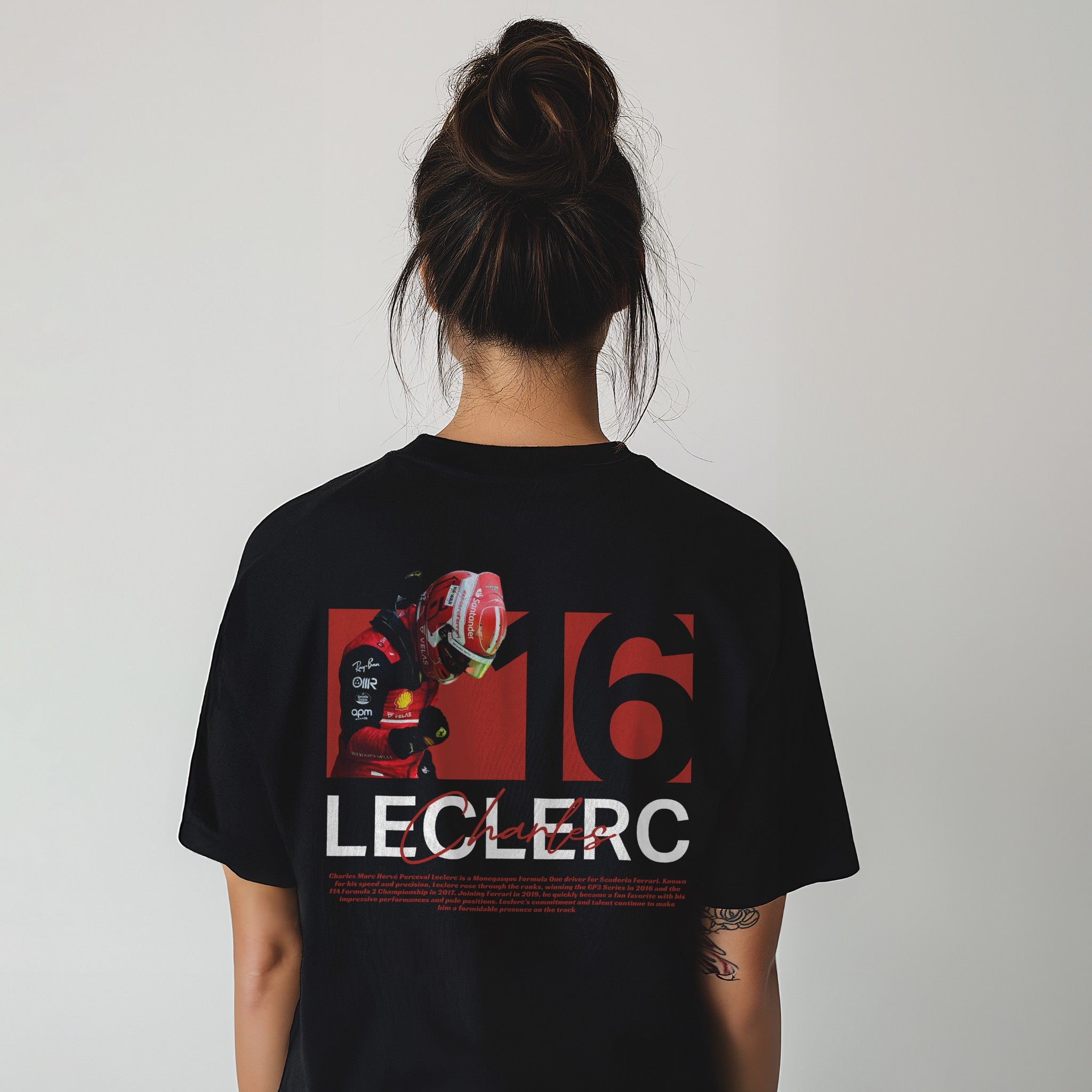 Leclerc Tee - Motorsport Merch - F1 Apparel - Clothing