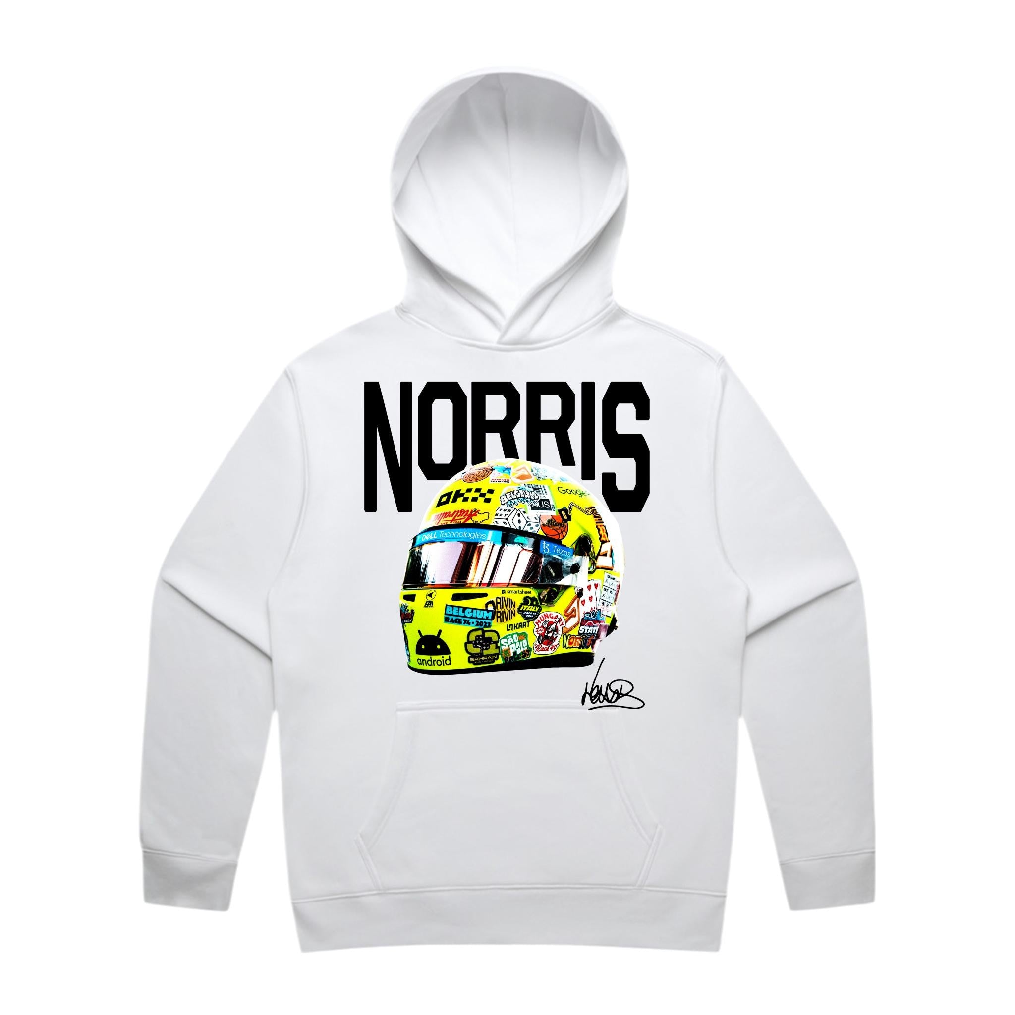 Norris Big Helmet Hoodie - Motorsport Merch - F1 Apparel - Clothing