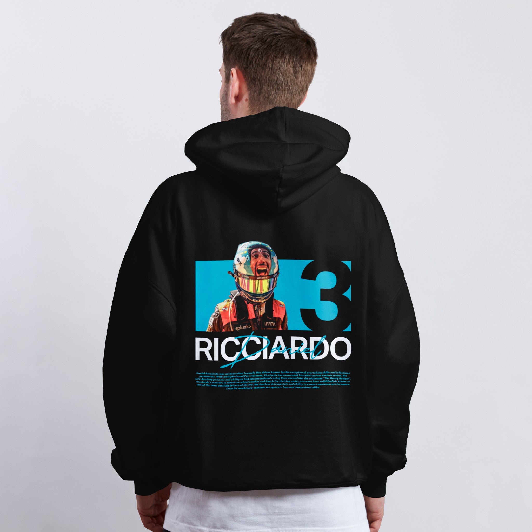 Ricciardo Cloud Face Hoodie - Motorsport Merch - F1 Apparel - Clothing