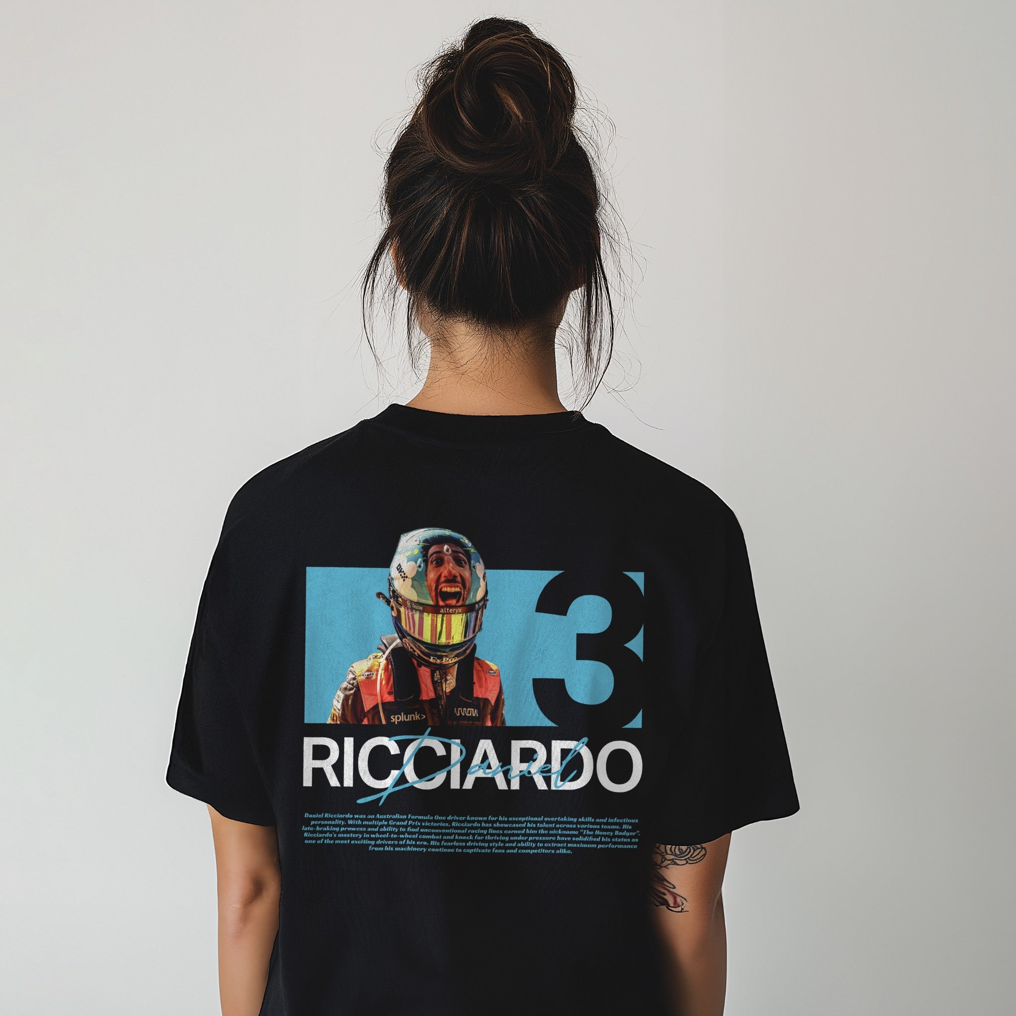 Ricciardo Cloud Face Tee - Motorsport Merch - F1 Apparel - Clothing