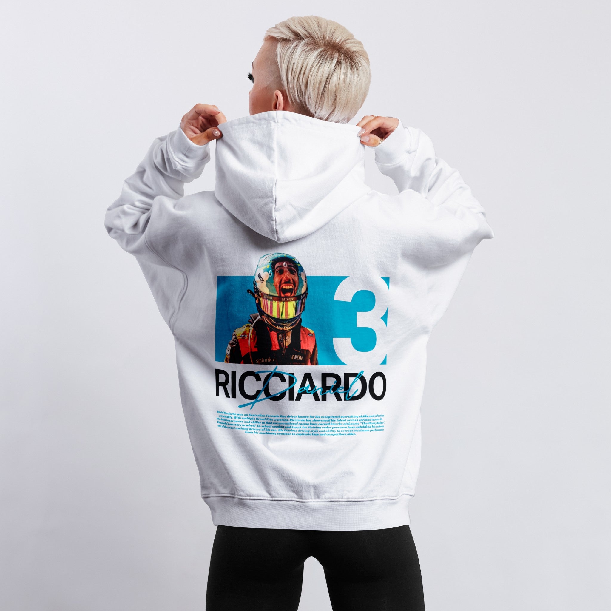 Ricciardo Cloud Face Hoodie - Motorsport Merch - F1 Apparel - Clothing
