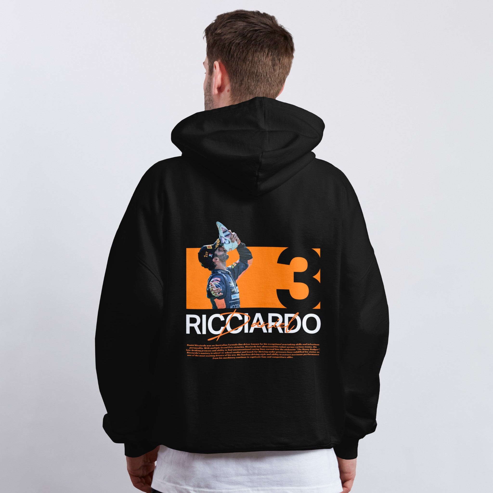 Ricciardo Shoey Hoodie - Motorsport Merch - F1 Apparel - Clothing