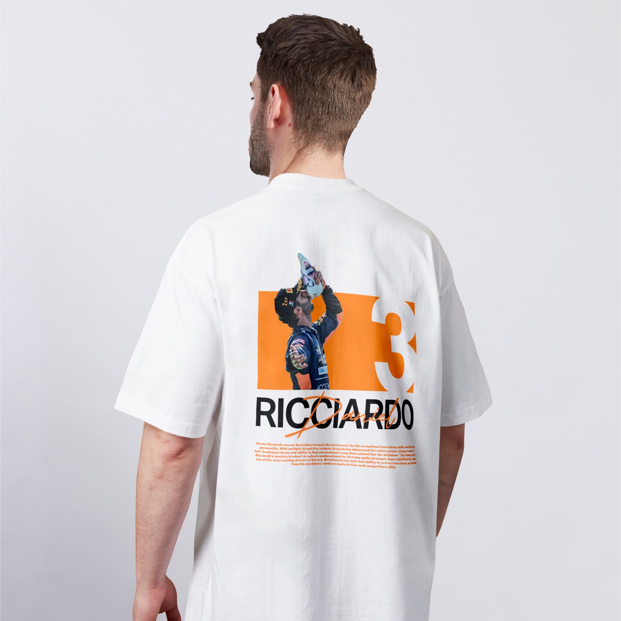 Ricciardo Shoey Tee - Motorsport Merch - F1 Apparel - Clothing