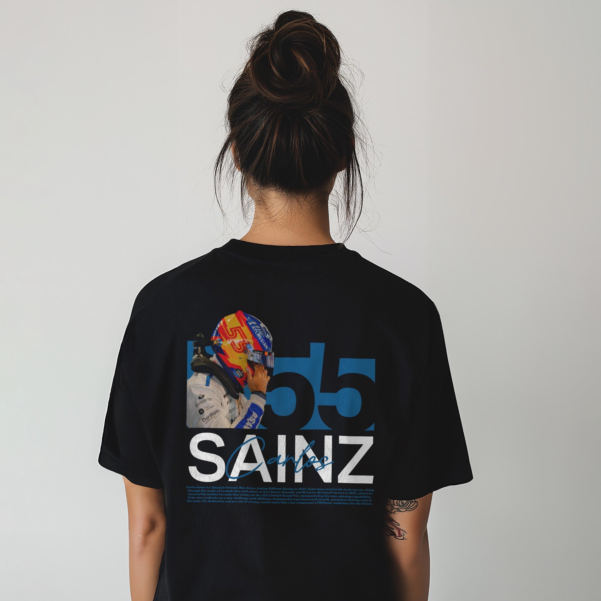 Sainz Williams Tee V2 - Motorsport Merch - F1 Apparel - Clothing
