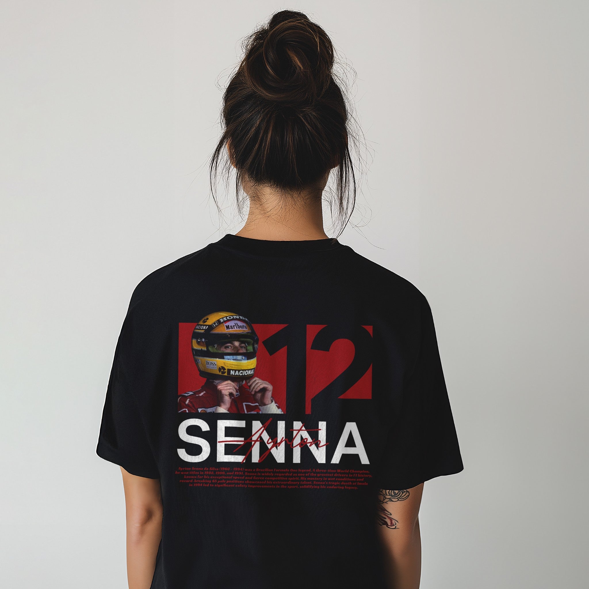 Senna Graphic Tee - Motorsport Merch - F1 Apparel - Clothing