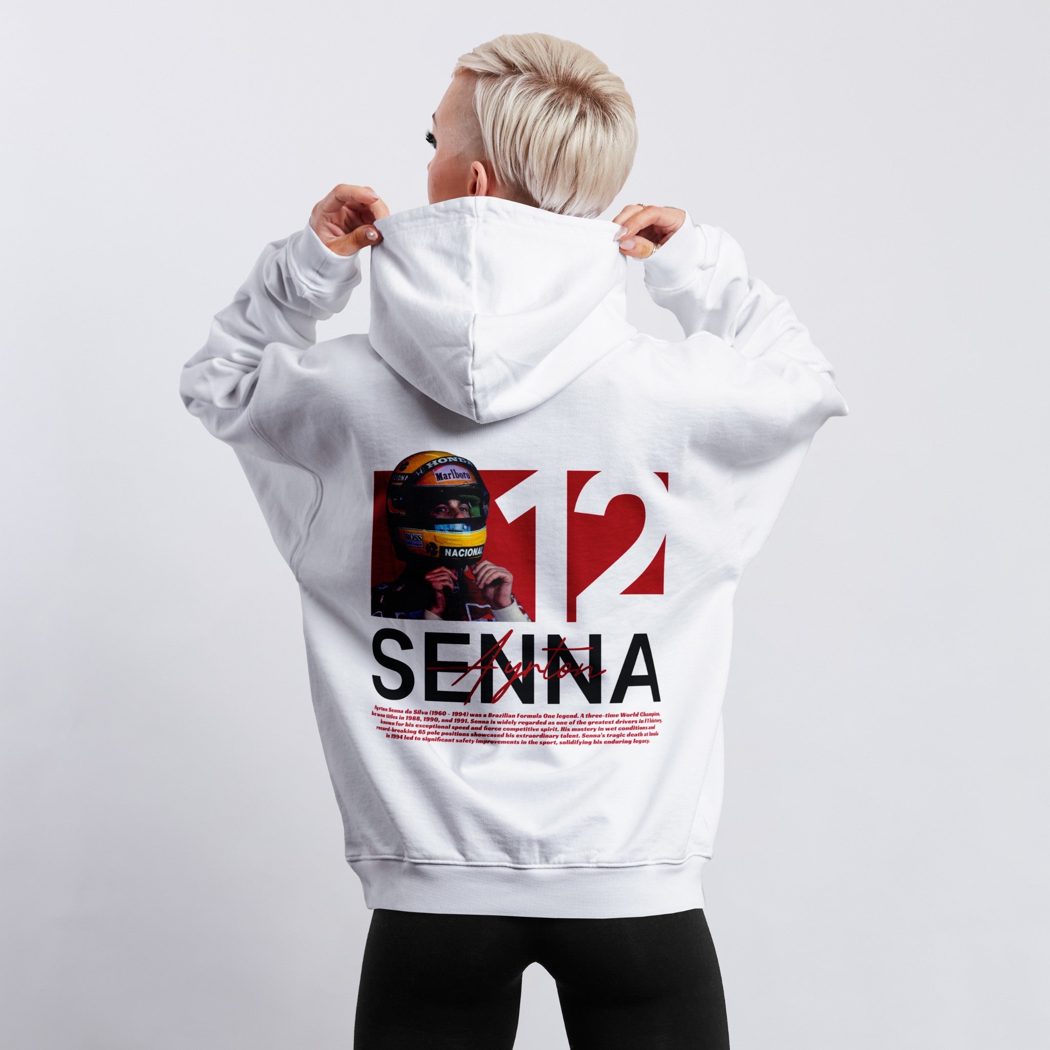 Senna Graphic Hoodie - Motorsport Merch - F1 Apparel - Clothing
