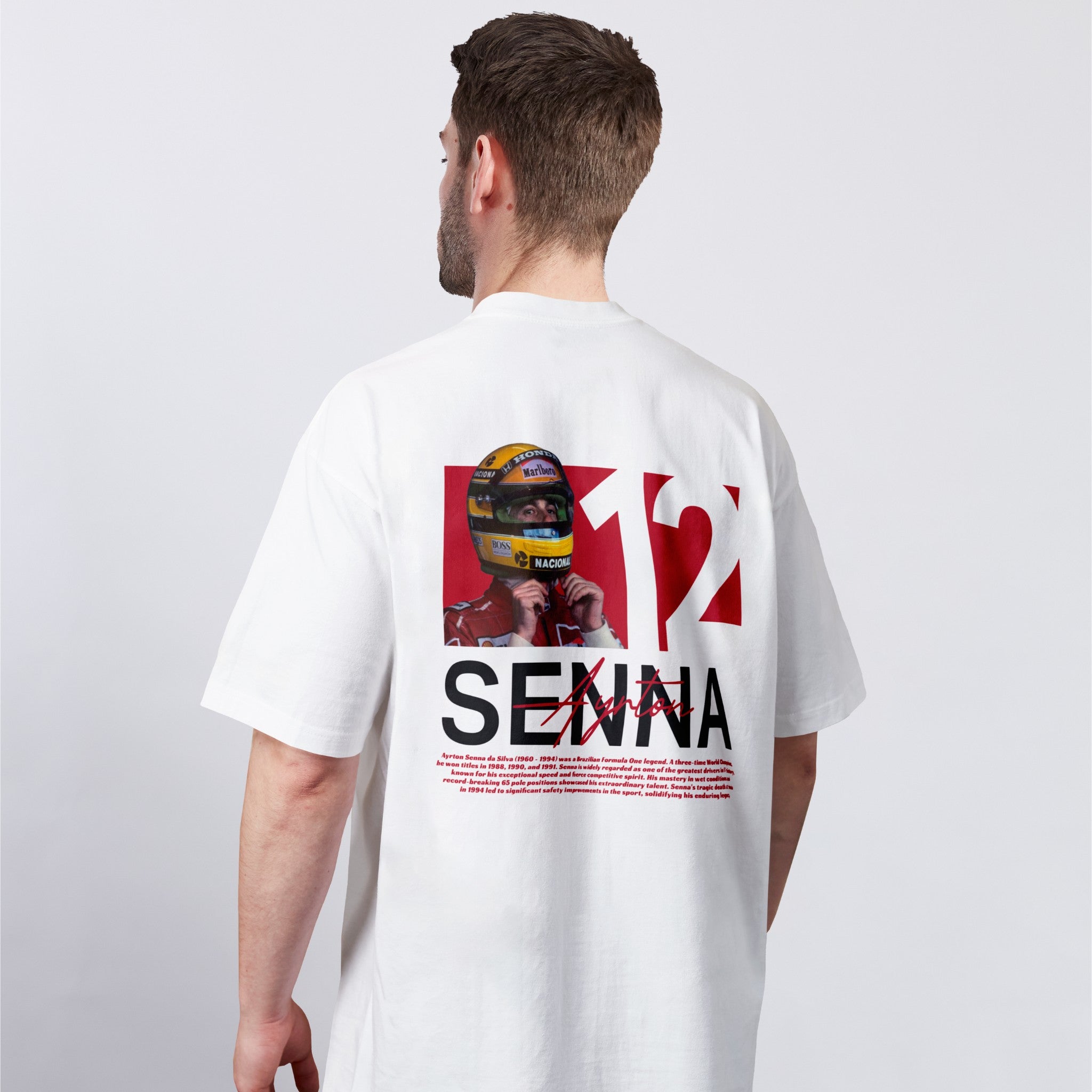 Senna Graphic Tee - Motorsport Merch - F1 Apparel - Clothing