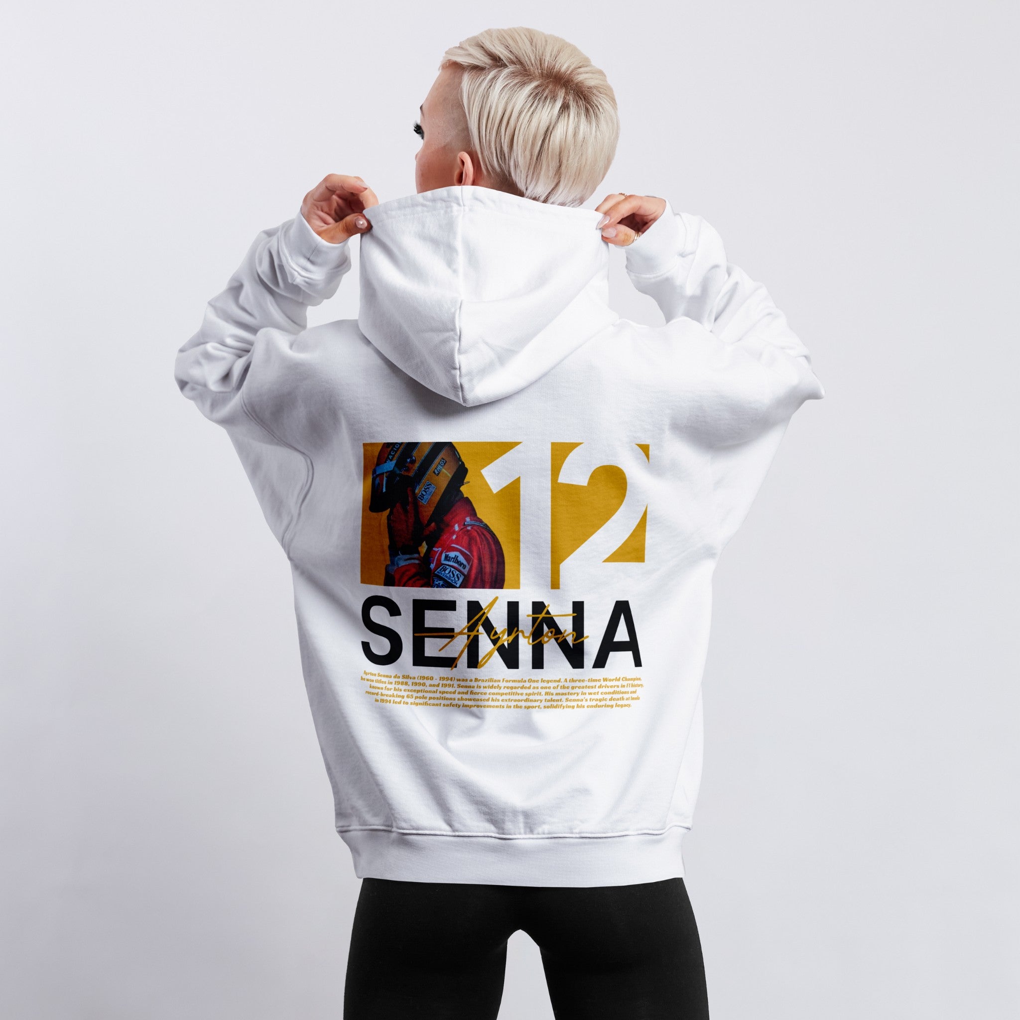 Senna Yellow Edition Hoodie - Motorsport Merch - F1 Apparel - Clothing