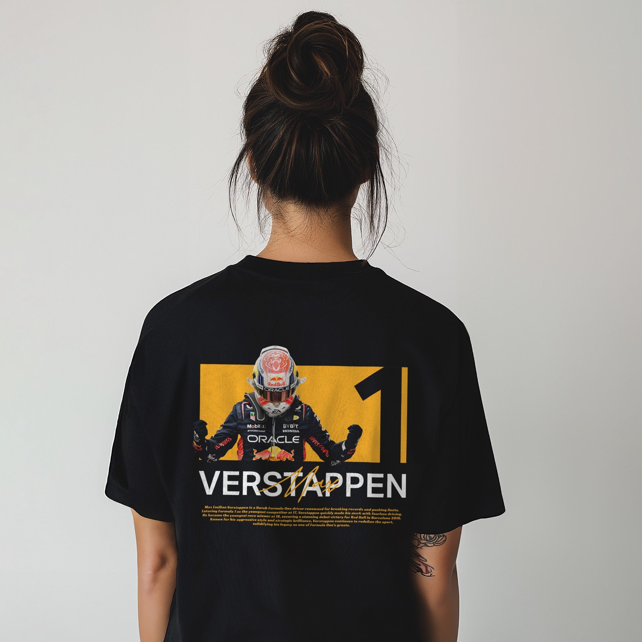 Verstappen Graphic Tee - Motorsport Merch - F1 Apparel - Clothing