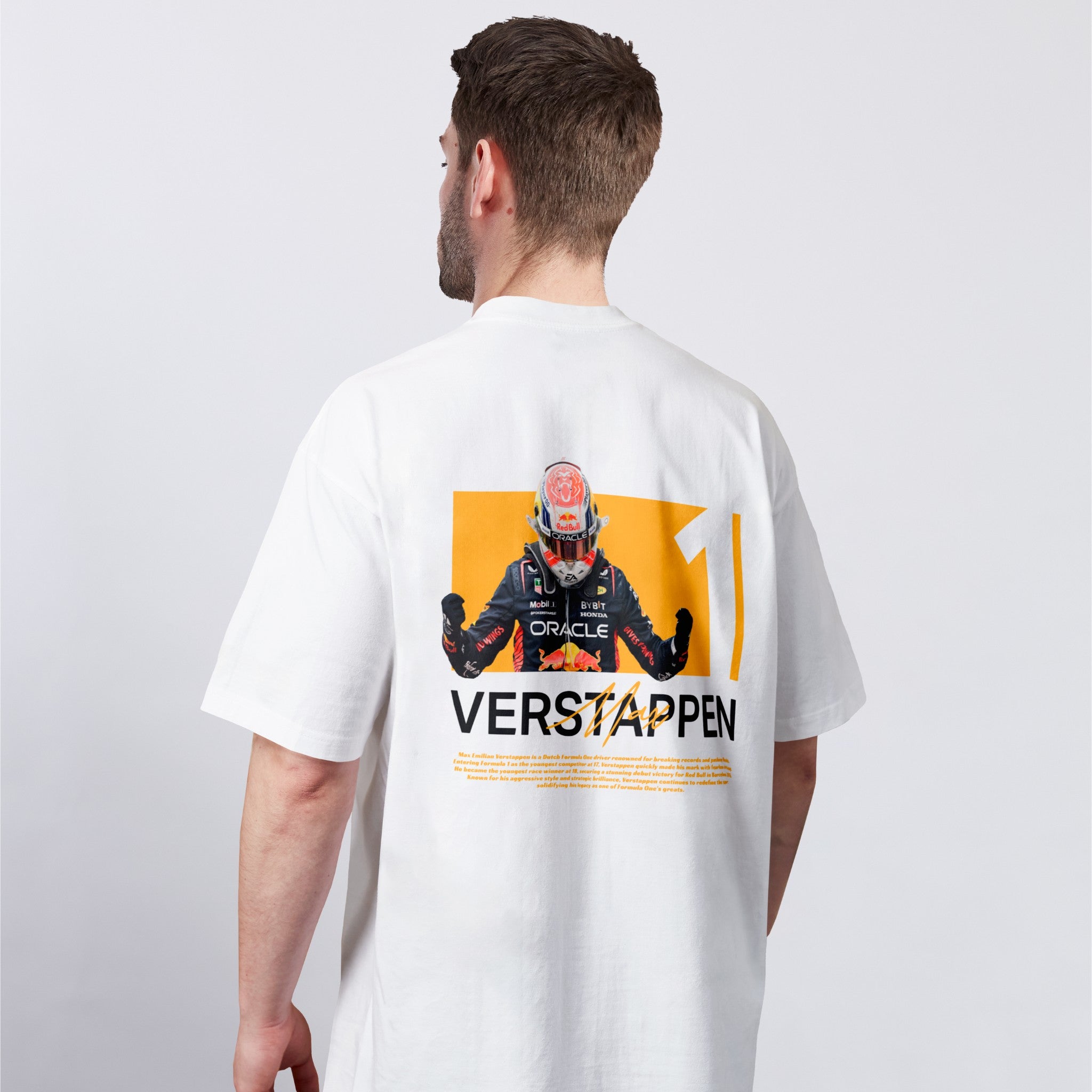 Verstappen Graphic Tee - Motorsport Merch - F1 Apparel - Clothing