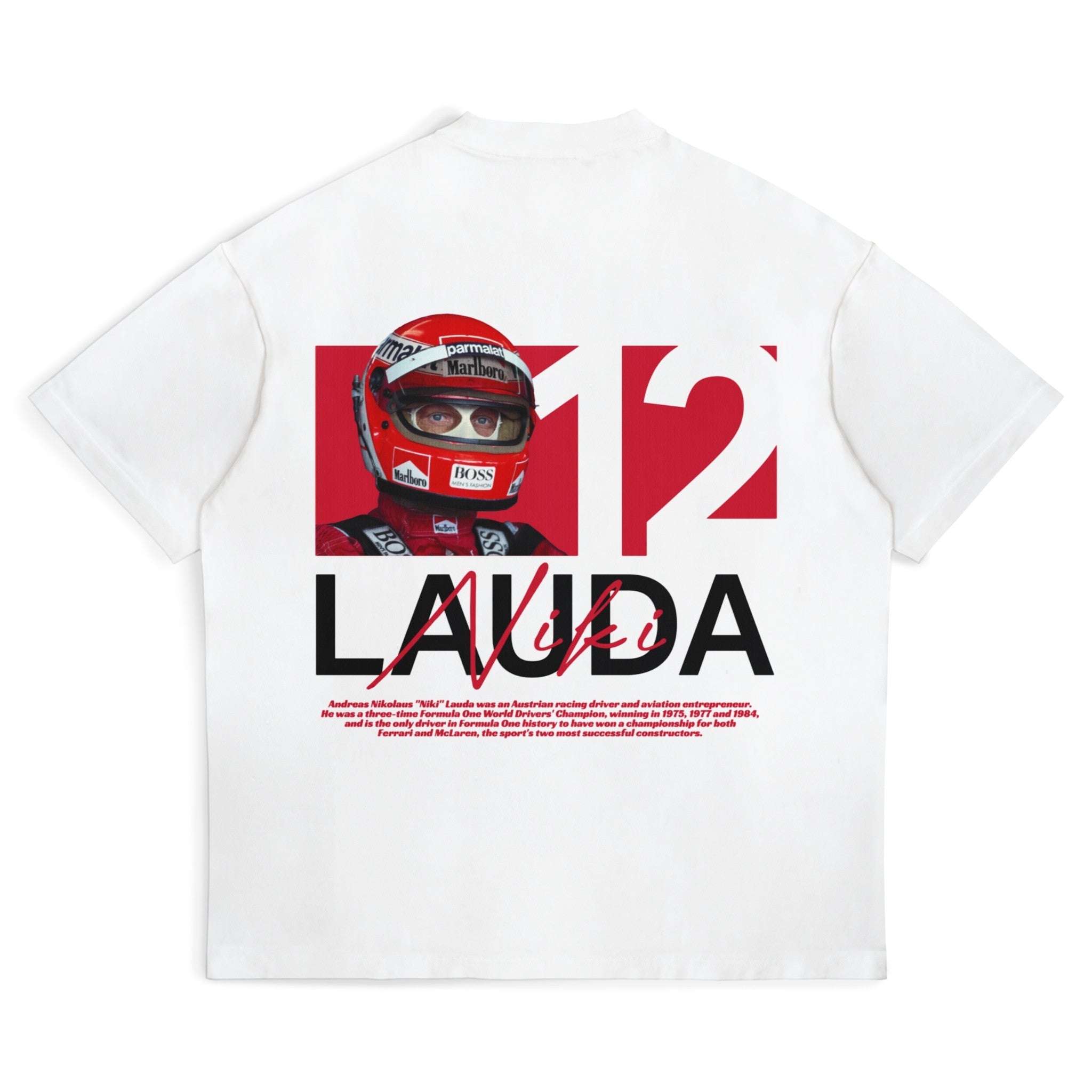 Lauda Graphic Tee - Motorsport Merch - F1