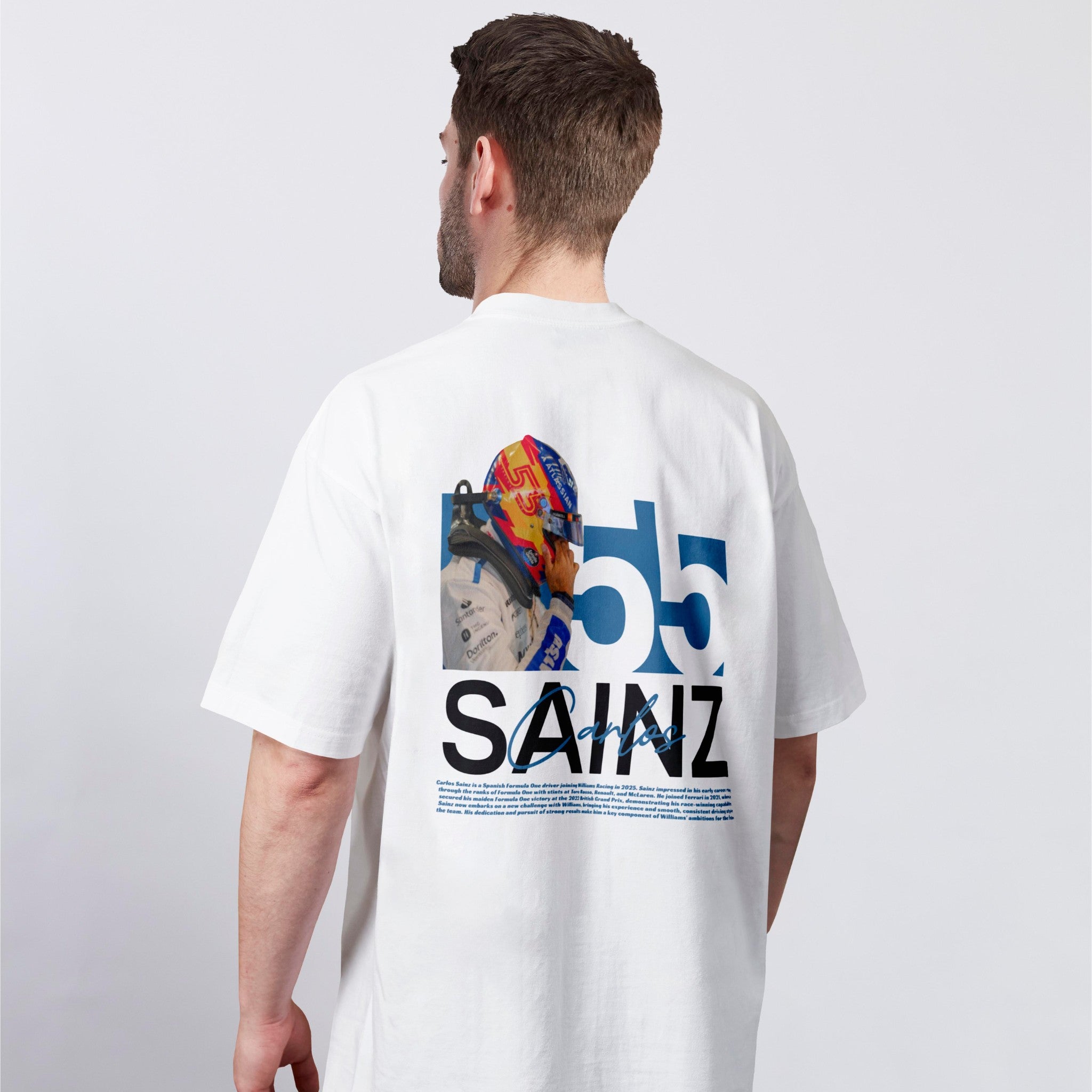 Sainz Williams Tee V2 - Motorsport Merch - F1 Apparel - Clothing